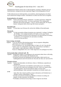Handlingsplan för läsår hösten 2012