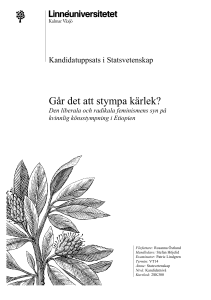 Går det att stympa kärlek?