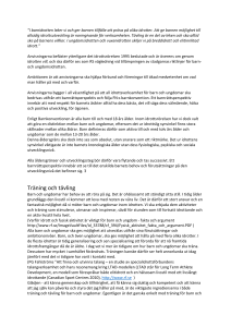Anvisningar del I barnidrotten leker vi