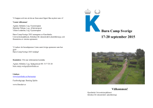 Burn Camp Sverige 17-20 september 2015