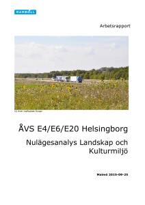 PM Landskap och kulturmiljö