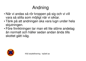 Andning - Ka2 Skytteförening!