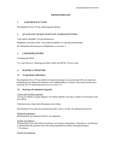Bicalutamide Orion 150 mg film
