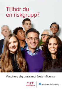 Tillhör du en riskgrupp?