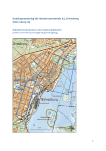 Kunskapsunderlag till riksintresseområde K2, Sölvesborg