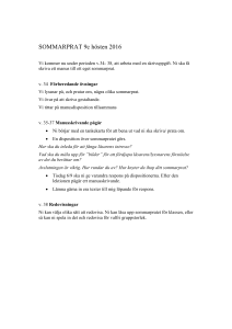 SOMMARPRAT 9c hösten 2016