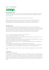 Annons: Produktspecialist Arbetsplatsbeskrivning I