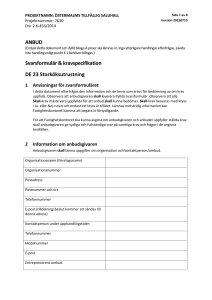 anbud - Mercell Svenska AB