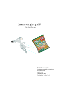Larmar och gör sig till?