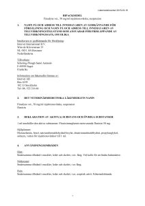 Finadyne vet. suspension for injection PL