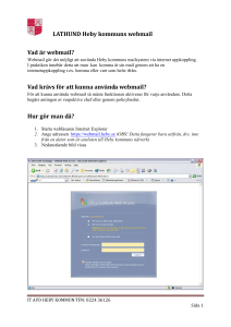 LATHUND FÖR WEBMAIL HEBY KOMMUN