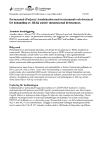 Pertuzumab (Perjeta) i kombination med trastuzumab och docetaxel