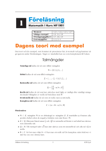 Talmängder