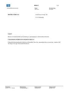 070521 LFN beslutar att Theo-Dur inte längre skall ingå i