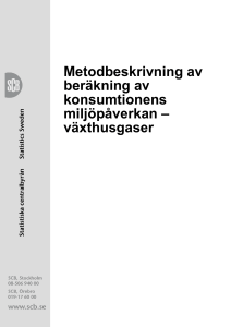 Metodbeskrivning av beräkning av