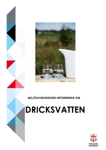 dricksvatten - Höganäs kommun
