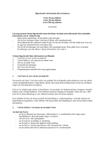 Furix tablet PL - Läkemedelsverket