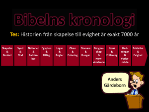 Bibelns kronologi Tes
