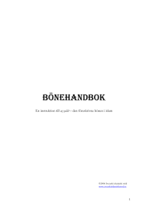 bönehandbok - Islamguiden