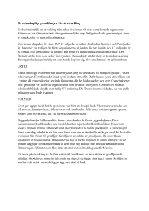 De vetenskapliga grunddragen i livets utveckling