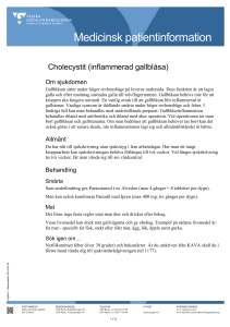 Medicinsk patientinformation Medicinsk patientinformation