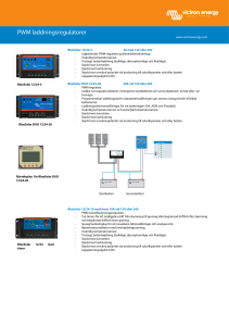 PWM laddningsregulatorer