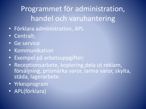 Program i nya gymnasiesärskolan