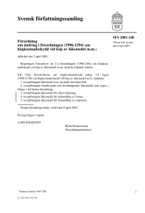 Svensk författningssamling