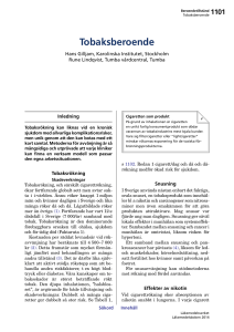 Tobaksberoende – Läkemedelsboken 2014