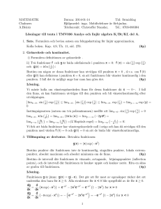 MATEMATIK Datum: 2014#01#14 Tid: förmiddag Chalmers