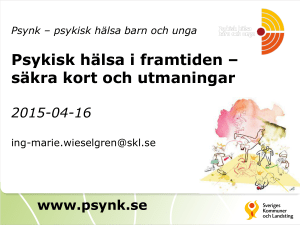 Psykisk hälsa i framtiden – säkra kort och