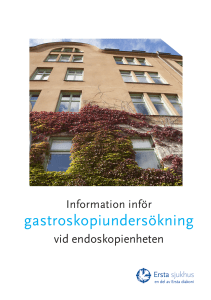 Gastroskopi - Ersta diakoni