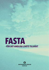 201703 - Skogsrokyrkan - 21 dagar med bön och fasta - Fasta