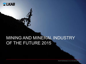 mining and mineral industry of the future 2015
