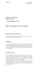 Norden och EU - Riksdagens öppna data
