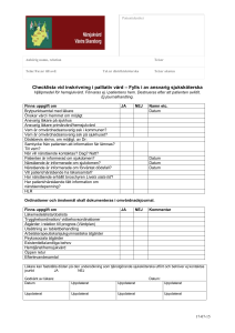 Flödesschema Mitomycin