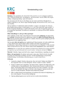 Värmebehandling av järn