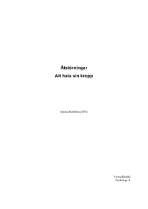 2. Ätstörningar
