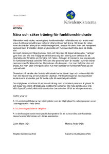 anpassade Gym för funktionshindrade