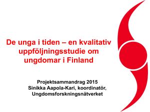 De unga i tiden – en kvalitativ