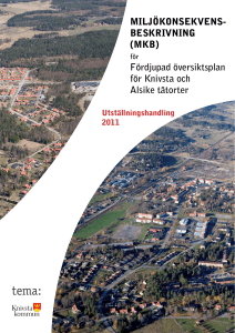 Fördjupad översiktsplan för Knivsta och Alsike