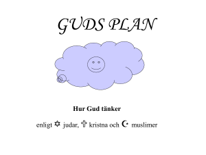 Människan får en fri vilja av Gud