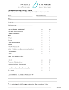 Aikuisten esitietolomake (svenska)