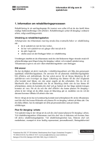 Avslut av rehabilitering