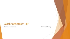 Marknadsmixen 4P - välkommen till ekonomilarare.se