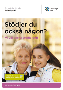 Stödjer du också någon?