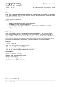 Pedagogisk Planering