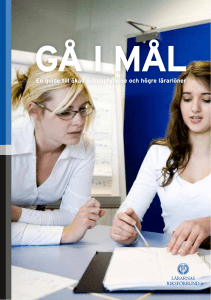 En guide till ökad måluppfyllelse och högre lärarlöner