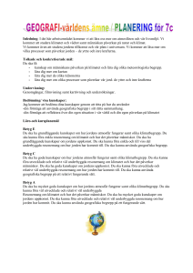 Planering -Geografi