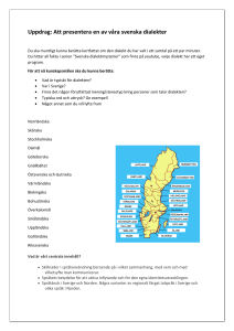 Dialekter presentation